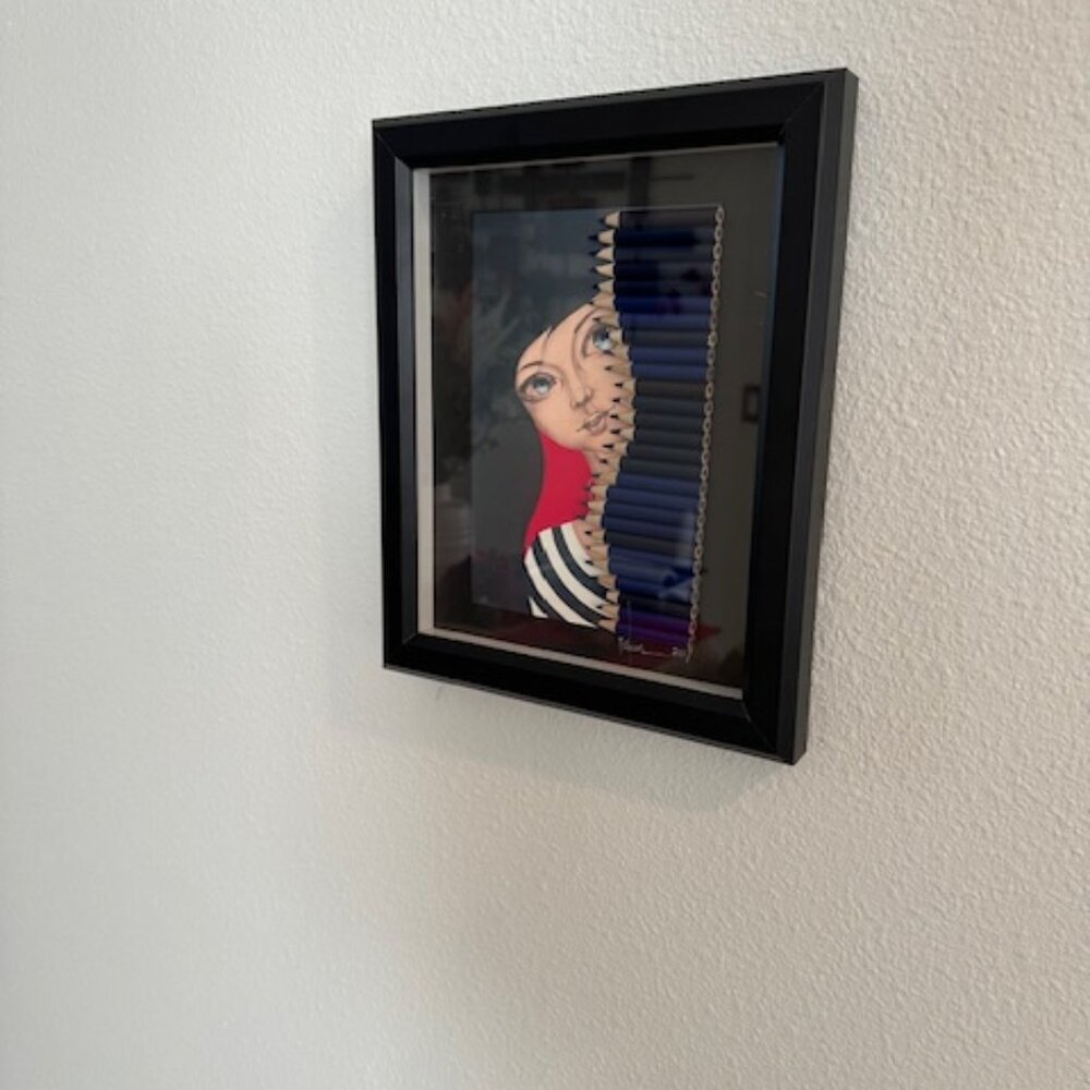 STUNNING 2017 TSHUN MIXED MEDIA ART WORK